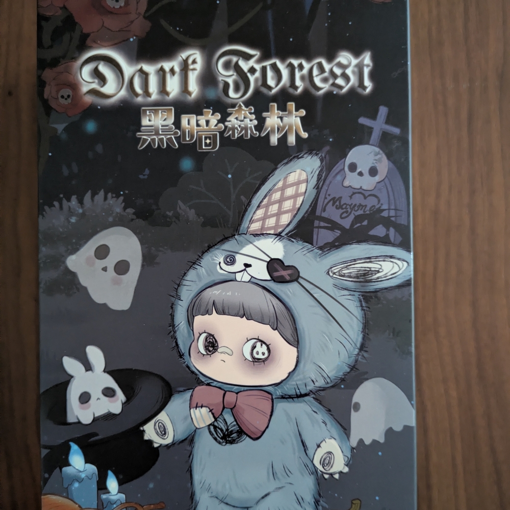 Dark Forest Blue Bunny Doll